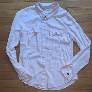 Wet Seal Hidden Button Down Long Sleeve